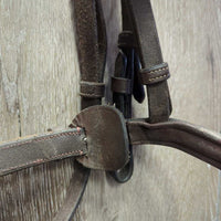 Rsd/Padded Monocrown Bridle *vgc, dirt, hairy seams, edge scrapes, NO Flash
