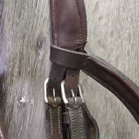 Rsd/Padded Monocrown Bridle *vgc, dirt, hairy seams, edge scrapes, NO Flash
