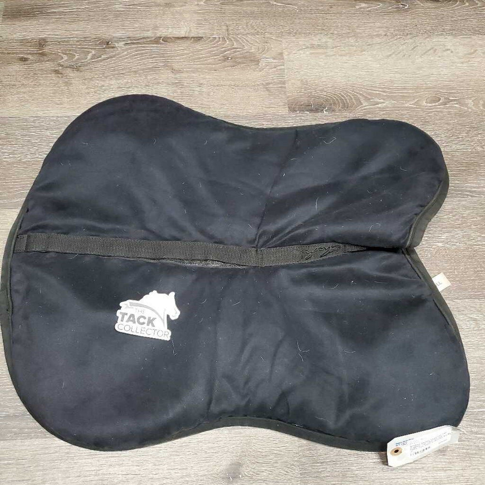 Memory Foam Half Pad, 1x piping *vgc, clean, mnr hair, faded, rubs, puckers, shavings