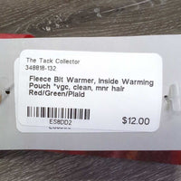 Fleece Bit Warmer, Inside Warming Pouch *vgc, clean, mnr hair
