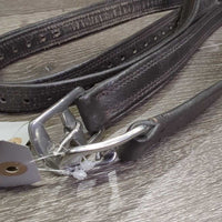Pr Nylon Lined Stirrup Leathers *gc/fair, v.scraped, rubs, peeled
