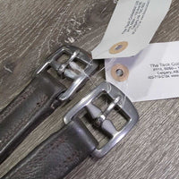 Pr Nylon Lined Stirrup Leathers *gc/fair, v.scraped, rubs, peeled
