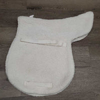 Fleece Fitted Hunter Pad *gc, clean, older, clumpy, mnr hair, rubs, pills, stains

