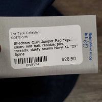 Quilt Jumper Pad *vgc, clean, mnr hair, residue, pills, threads, dusty seams

