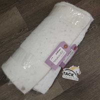 2 Synthetic Felt Leg Quilts *vgc, clean, pilly, stains, older, rubs