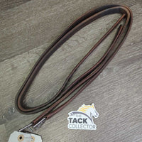 Thick Soft Nylon Lined Stirrup Leathers *gc, clean, rubs, scrapes, dents, stains *1/2" UNEVEN
