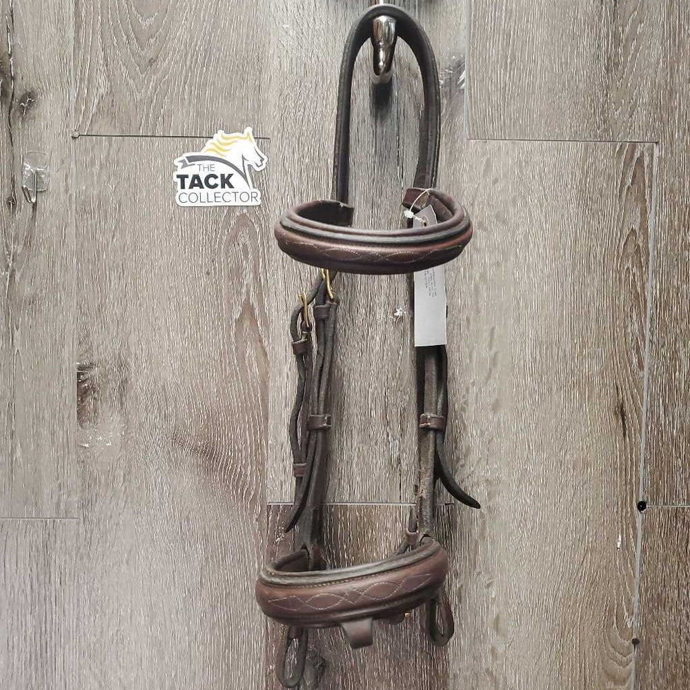 FS Rsd Monocrown Bridle, 0 flash *gc, older, v.dirty, residue, creased