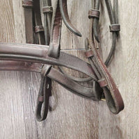 FS Rsd Monocrown Bridle, 0 flash *gc, older, v.dirty, residue, creased