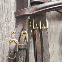 FS Rsd Monocrown Bridle, 0 flash *gc, older, v.dirty, residue, creased