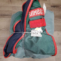 Med Winter Blanket, tail *vgc, clean, 0 wpf, older, v. faded, mnr snags, tears
