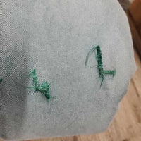 Med Winter Blanket, tail *vgc, clean, 0 wpf, older, v. faded, mnr snags, tears
