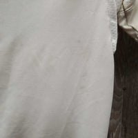SS Show Sun Shirt, 1/3 Snap Up, snap collar, mesh pits *gc/fair, dingy, discolored, stains, seam puckers
