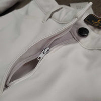 Euro Seat Breeches *fair, broken zipper, dingy, stains, v.stained seat & legs

