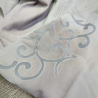 EuroSeat Breeches, Bling *gc, stains, seam puckers, discolored seat & legs, v.pilly lining, curled inner waist
