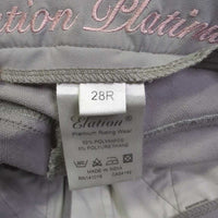 EuroSeat Breeches, Bling *gc, stains, seam puckers, discolored seat & legs, v.pilly lining, curled inner waist

