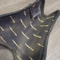 Open Front Boots, velcro Tabs *fair, faded, dirty, v.scraped, v.rubbed & holey edges

