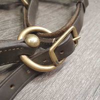 FS Padded Leather Halter *vgc, mnr dirt, scuffs, dry
