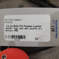 FS Padded Leather Halter *vgc, mnr dirt, scuffs, dry
