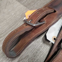 Pr "Comfort" Soft Stirrup Leathers *vgc, clean, stained, scuffed, mnr threads, dents, mnr dirt
