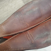 Pr "Comfort" Soft Stirrup Leathers *vgc, clean, stained, scuffed, mnr threads, dents, mnr dirt