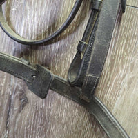 Rsd Bridle, Rsd Braided Reins *gc, dirty, dry, stiff, rubs
