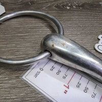 Thick Hollow Mouth Loose Ring Bit *gc, v.dirt, gunky, scratches, chews, scuffs
