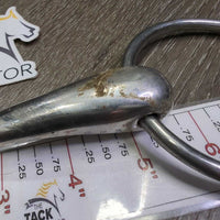 Thick Hollow Mouth Loose Ring Bit *gc, v.dirt, gunky, scratches, chews, scuffs
