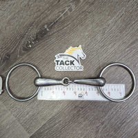 Thick Hollow Mouth Loose Ring Bit *gc, v.dirt, gunky, scratches, chews, scuffs
