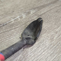 Riding Whip Crop, Horse head *gc, dirt, sharp cap end, bent
