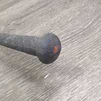 Riding Whip Crop, Horse head *gc, dirt, sharp cap end, bent
