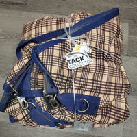 Lt Winter Blanket, 2 legs *gc, v. mnr wpf, dirt, film, stains, mnr slices, snags, marker, hair
