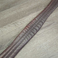 Thin Padded Leather Girth, els *fair, older, rubs, faded, frayed elastic, UNSTITCHED
