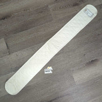 Cotton Quilt Girth Cover *gc, mnr threads, stains & undone stitching, clean, dingy, puckers
