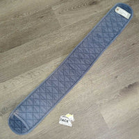 Thick Cotton Quilt Girth Cover *gc/fair, clean, v.faded, stains, rubs, hairy seams, snags, older
