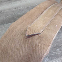 Cotton Web Girth *fair, dirty, thin & rubbed edges, older, mnr undone stitching, faded, scrapes, frays, hair
