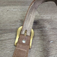 Stiff Nylon Web Lungeing Cavesson, Fleece *gc, older, rubs, stains, frayed edges, snags
