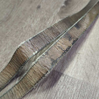 Thick Hvy Stirrup Leathers *fair, bent, dry, rubs, film, faded, xholes, stiff, rough back

