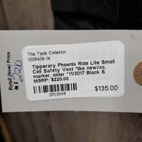 Small Cell Safety Vest *like new/xc, marker, older *11/2017