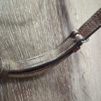 Rsd Bridle, flash *vgc/gc, clean, mnr rubs, scrapes, creases, tight keeper, stains/dirt, v.stiff, dry, older
