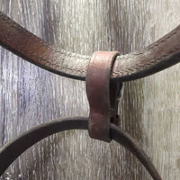 Rsd Bridle, flash *vgc/gc, clean, mnr rubs, scrapes, creases, tight keeper, stains/dirt, v.stiff, dry, older
