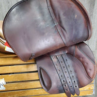 17" W *5.5" County Innovation All Purpose, Green County Cover, Wool Flocking, Med Front & Large Back Blocks, Rear Gusset Panels, Flaps: 14.25" x 13.5"W
