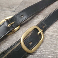 Triple Stitch Leather Halter *vgc, clean, mnr rubs, threads, scuffs, dry
