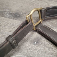 Rsd FS Padded leather Halter, adj *xc/vgc, mnr dry, scuffs, nameplate holes
