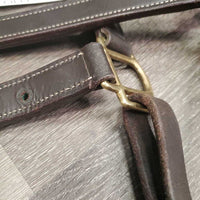 Rsd FS Padded leather Halter, adj *xc/vgc, mnr dry, scuffs, nameplate holes