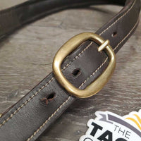 Rsd FS Padded leather Halter, adj *xc/vgc, mnr dry, scuffs, nameplate holes