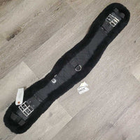 Cotton Quilt & Sheepskin Short Girth, D Ring *like new
