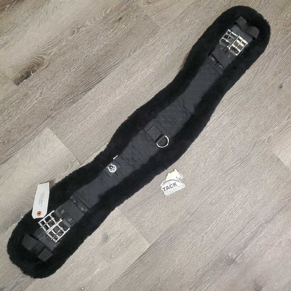 Cotton Quilt & Sheepskin Short Girth, D Ring *like new