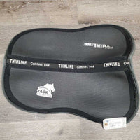 Cotton Shimmable Half Pad, cut tabs, 0 shims *gc, v. faded, mnr rubs, hair, threads, pills