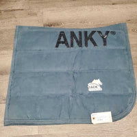 Microsuede Chanel Dressage Saddle Pad, non slip top *xc, v. mnr hair, rubs, pills
