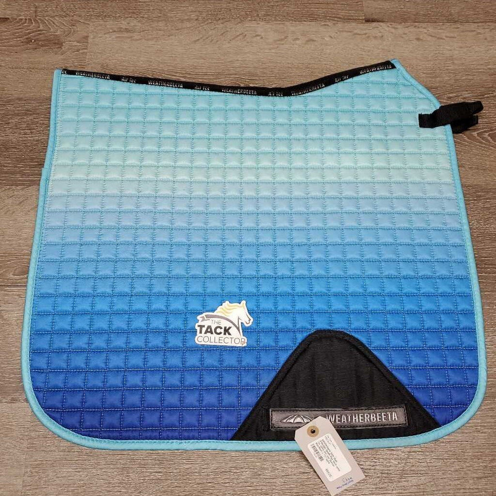 Satin Quilt Dressage Saddle Pad, mesh spine *xc, clean, hair, mnr threads